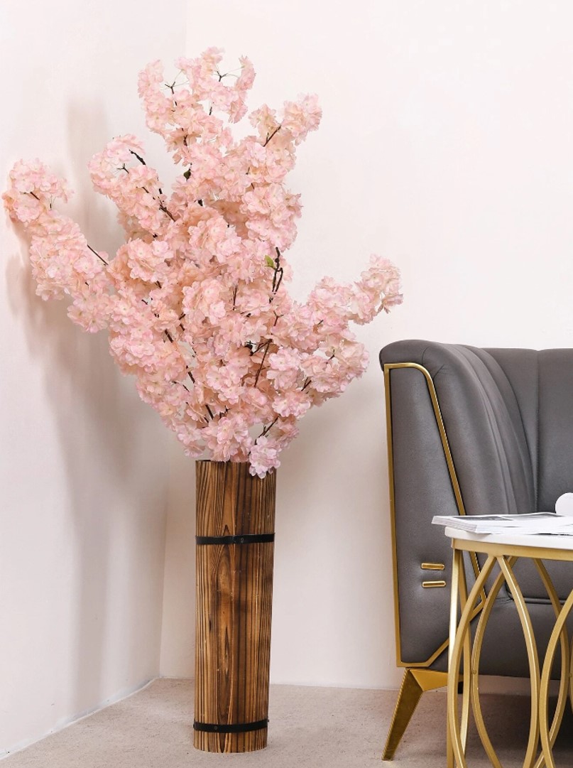 4 RAMAS LUZ LED FLOR DE CEREZO ROSA FUE 120CM 16LED