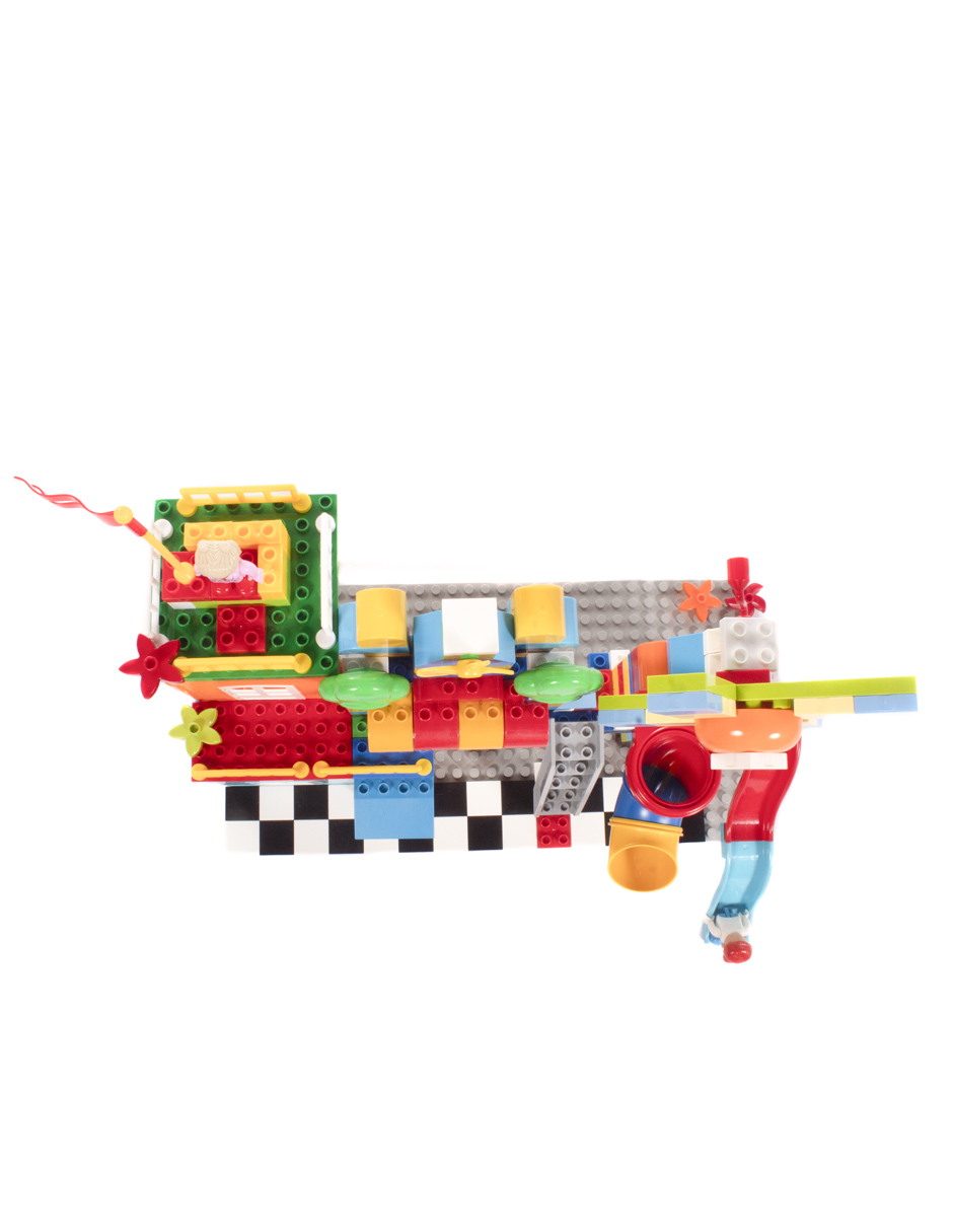 SET BLOQUES ARMAR ESTACION TREN 252PZ
