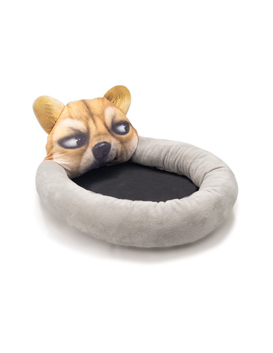 COJIN CHICO GRIS CAMA PARA MASCOTA