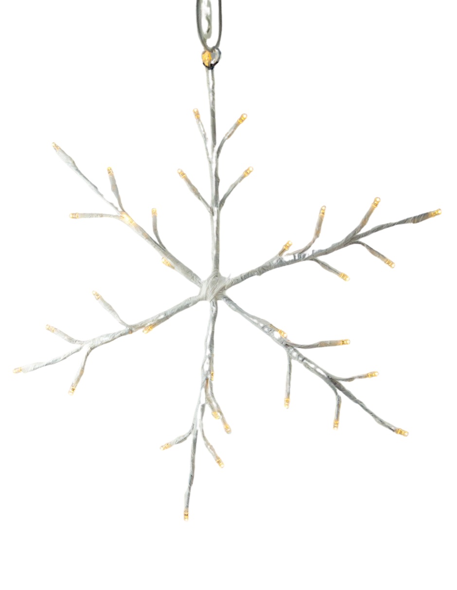 COPO DE NIEVE 30CM 30 LUCES LED