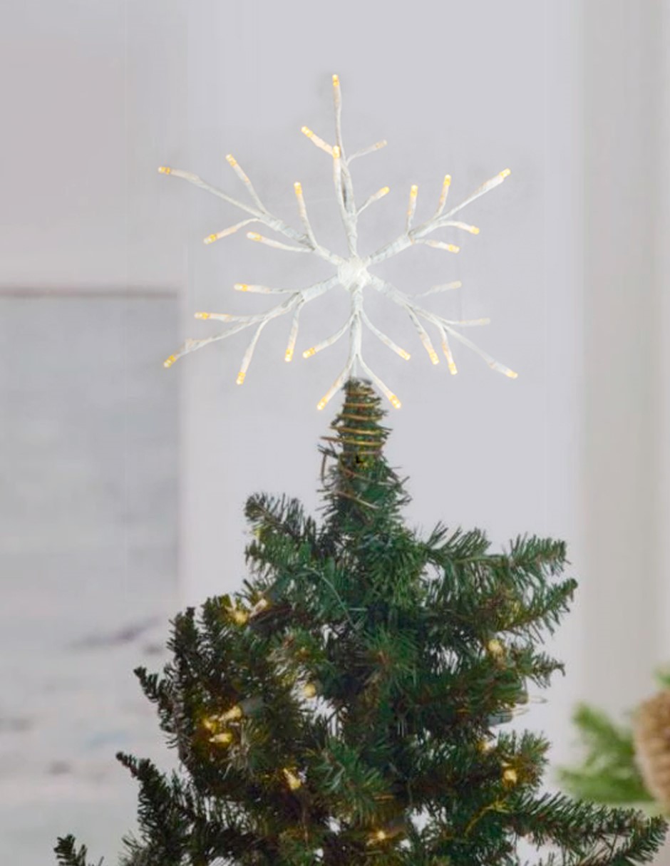 COPO DE NIEVE 30CM 30 LUCES LED