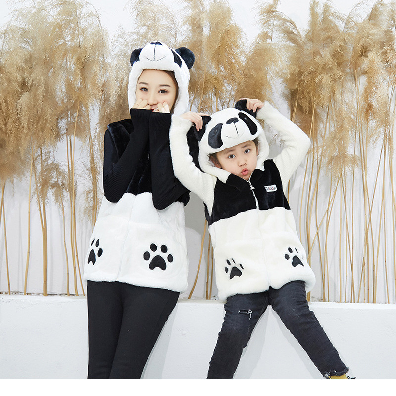 CHALECO SUAVE OSO PANDA CHICO