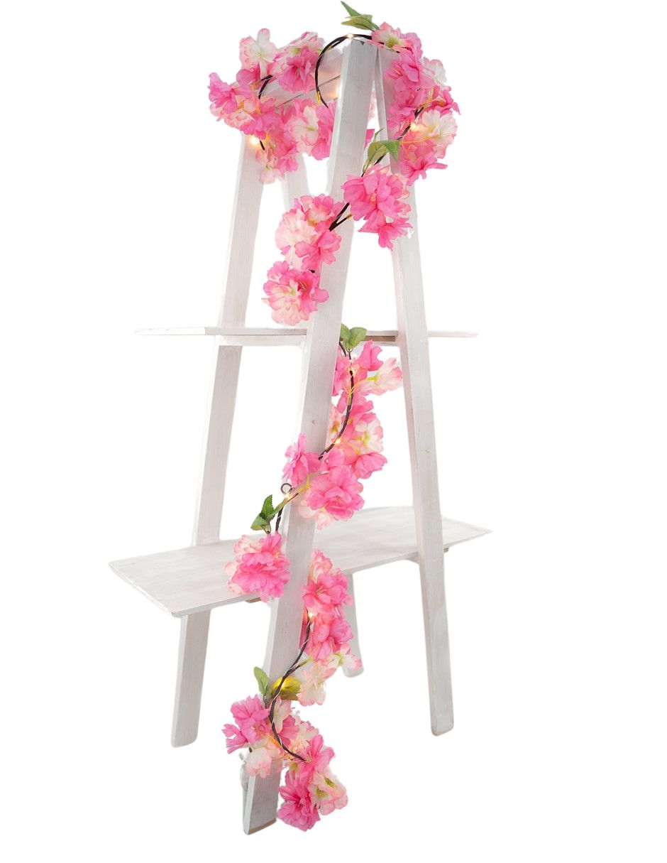 4 GUIRNALDAS FLOR CEREZO FIUSHA 180CM 20LED